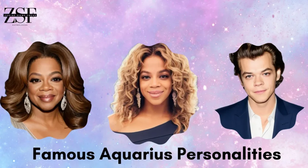Famous Aquarius celebrities Oprah Harry Styles Shakira Thomas Edison